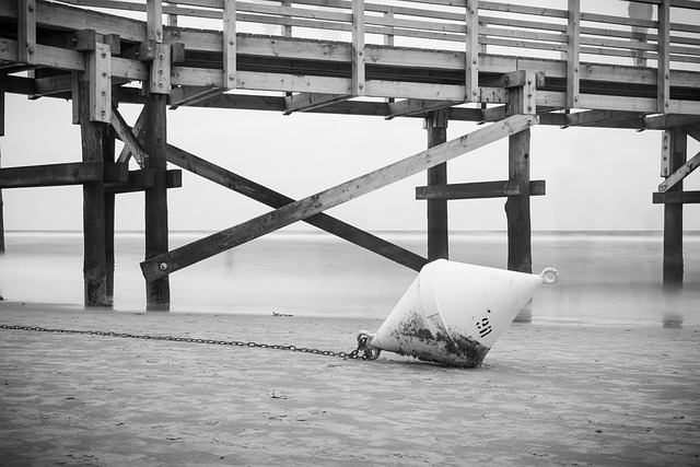 Bøje, Bunkebolig, Nordsøen, Strand, Hav