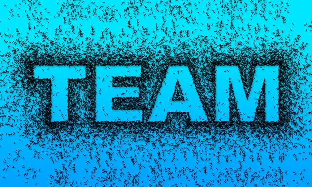 Free teamwork collaboration cooperation illustration
