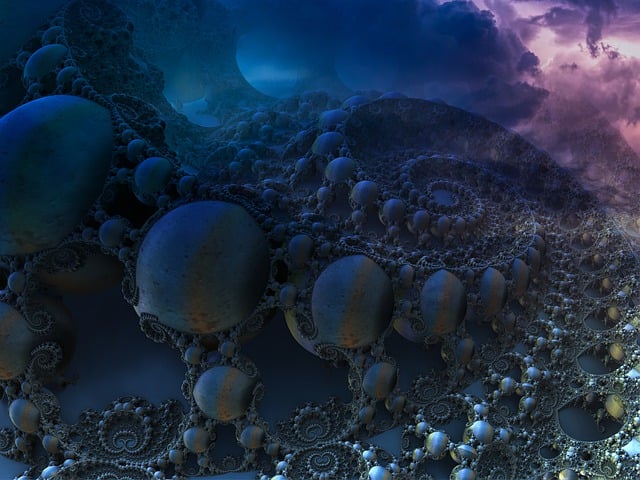 Free fantasy science fiction alien illustration