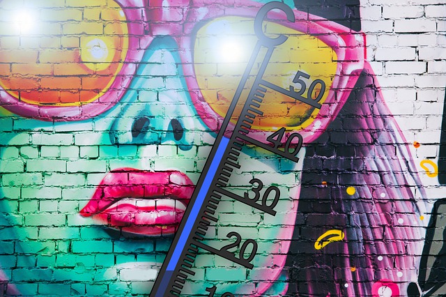 Free thermometer summer nature illustration