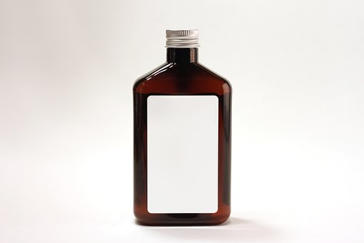 Flasche, Krug, Container, Brown, Etikett
