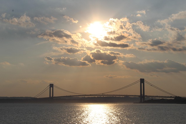 Free Bridge Sunset photo and picture
