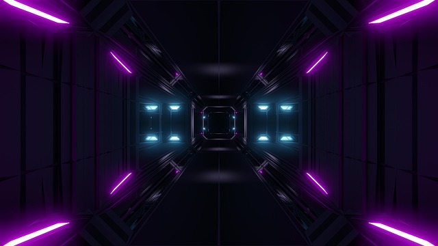 Free corridor science room illustration