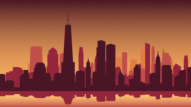 Free city west stars illustration