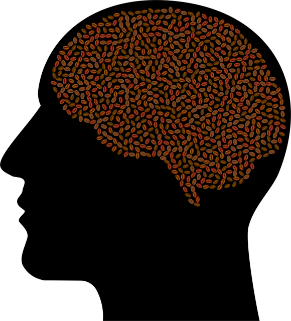 Free coffee man head vector
