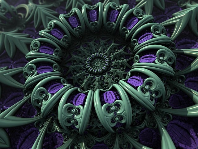 Free symmetry pattern background illustration