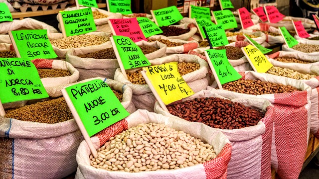 Free Beans Market photo and picture