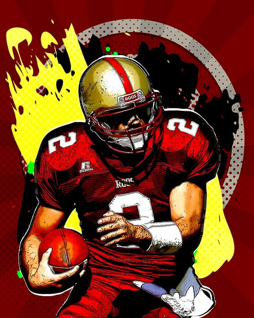 Download free HD stock image of Quarterback American Football Free quarterback american football college illustration
