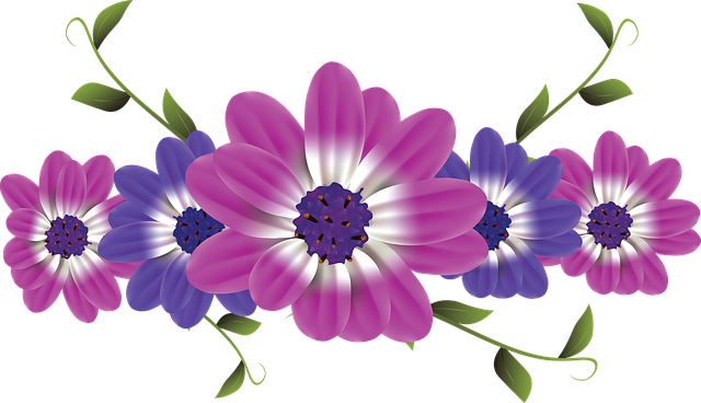 Free flower floral plant illustration
