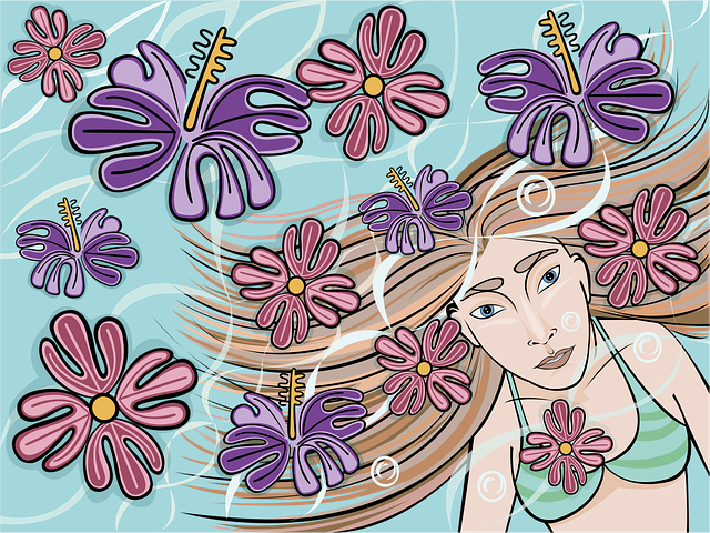 Free woman lady beautiful vector