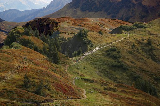 Hiking, Nature, Hike, View, Mountains