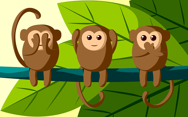 Free jungle monkey three illustration