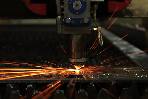 Laser, Vonken, Apparatuur, Ijzer, Straal