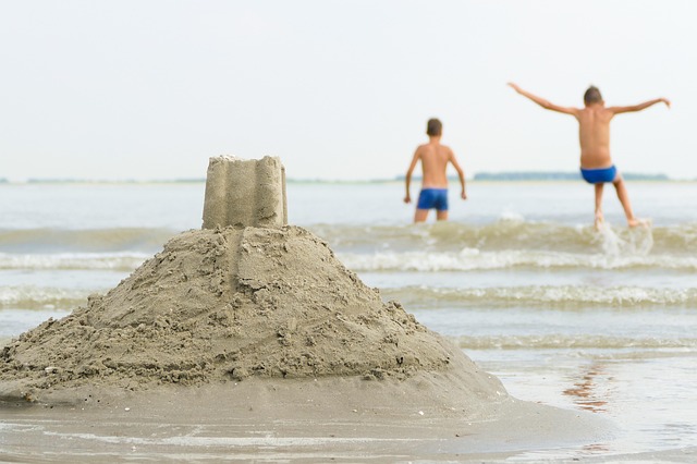 Playa, Mar, Castillo De Arena, Arena