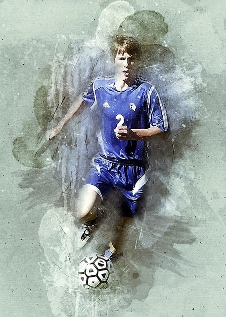 Free soccer football soccer player illustration