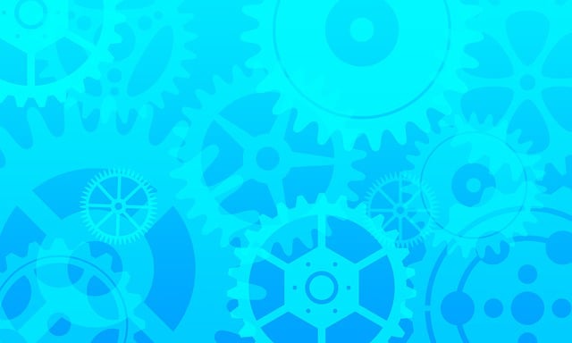 Free gears machine technology illustration