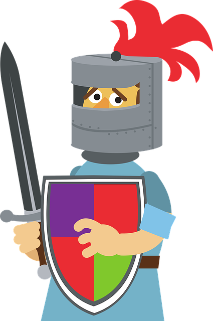 Free knight sword warrior vector