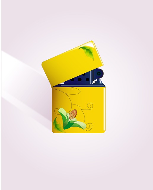 Free zippo lighter design illustration