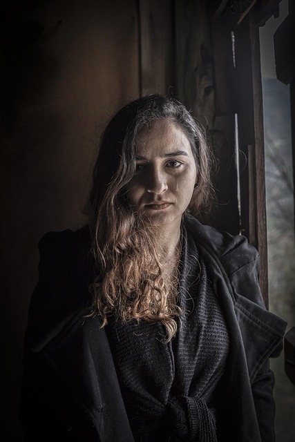 portrait, people, girl, makeup, hair, eyes, tears