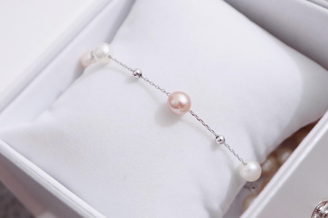 Perle, Armband, Schmuck, Nahaufnahme