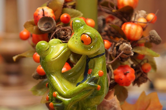 Frosch, Frösche, Lustig, Herbstfarben