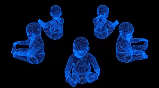 Babys, Renderização Em 3D, Bebê