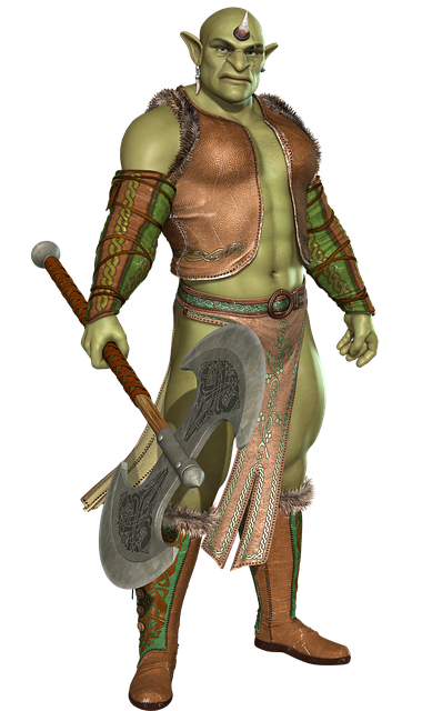 Free orc ogre troll illustration