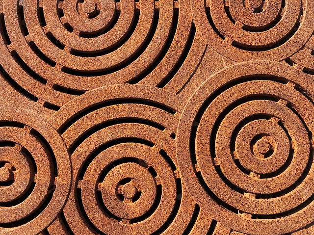 Free iron grate pattern illustration
