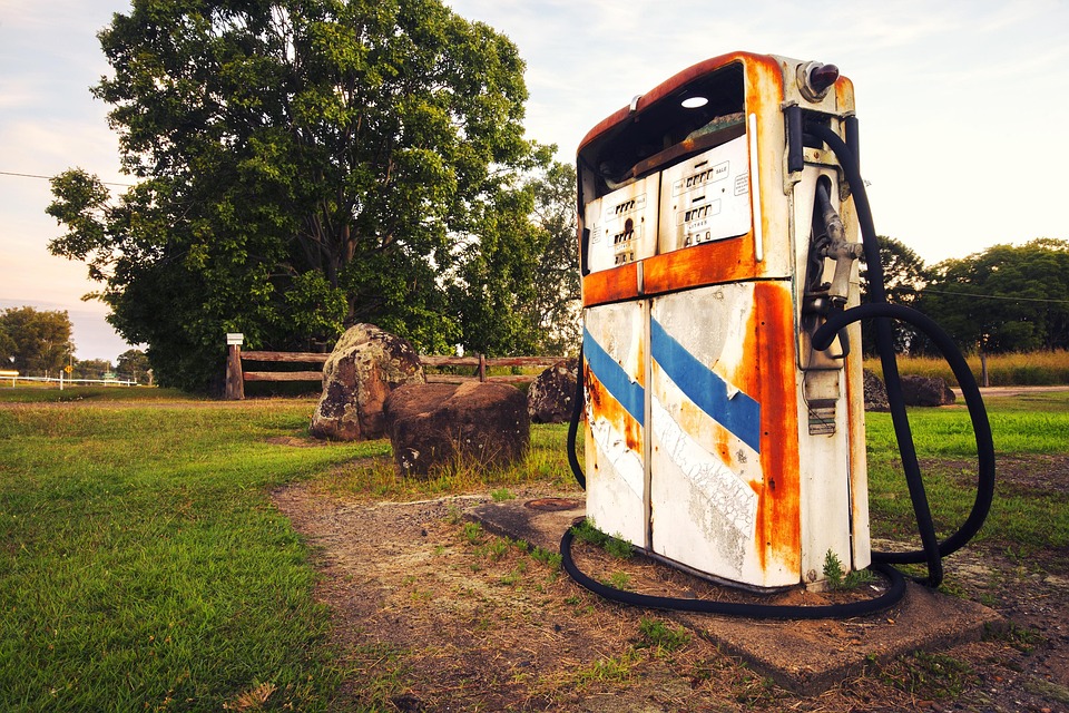 Old fuel dispensary