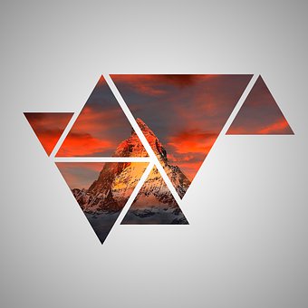Free Abstract Mountains illustration and picture
