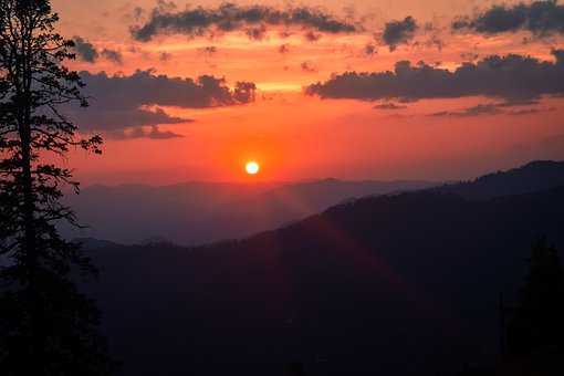 Free Sunset At Haji Peer Azad Kashmir photo and picture