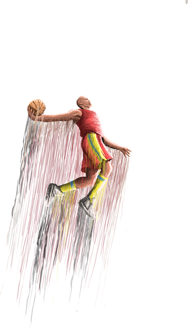 Free Basketball Jump vector and picture