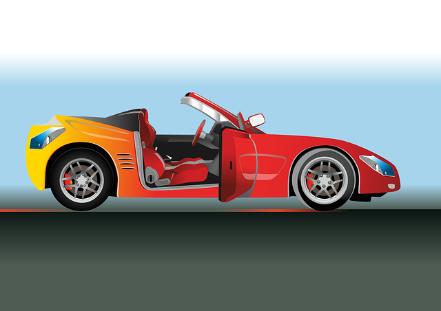 Free car racing auto vector