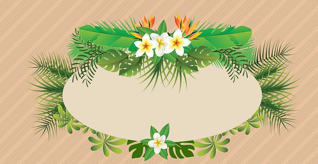 Free foliage greenery floral illustration