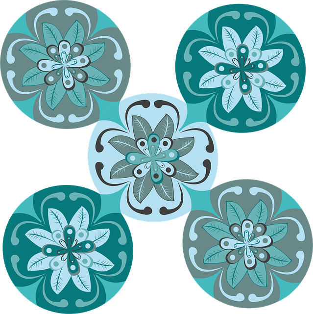 Free floral flowers pattern vector