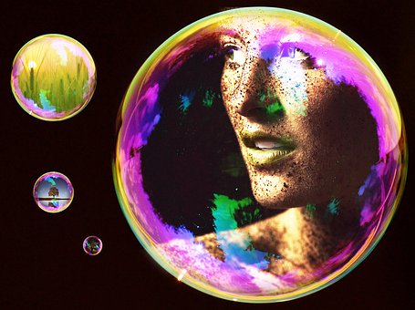 Free Bubble Girl illustration and picture