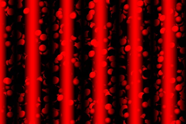Free waves particles quantum physics illustration