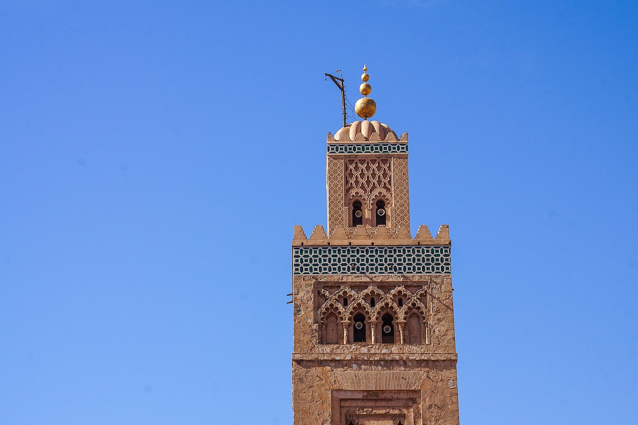 Marakeş Fas şehir manzarası