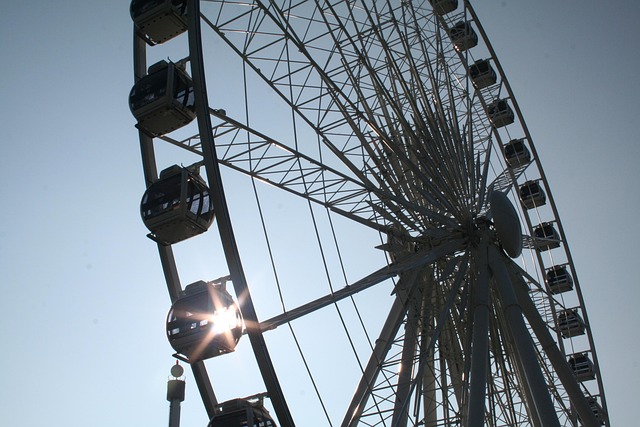 Riesenrad, Ansicht, Gondel, Messe