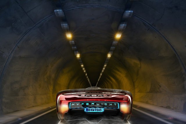 Fantasie, Tunnel, Fahrzeug, Surreal