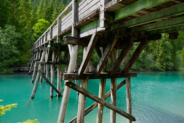 Free Bridge Wooden Bridge photo and picture