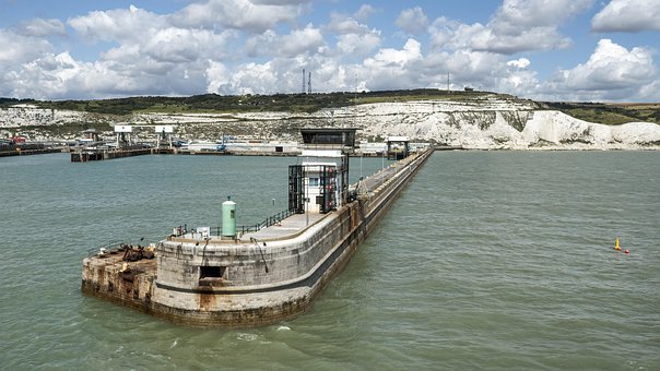 Havn, Hafeneinfahrt, Dover, Hvid Klint