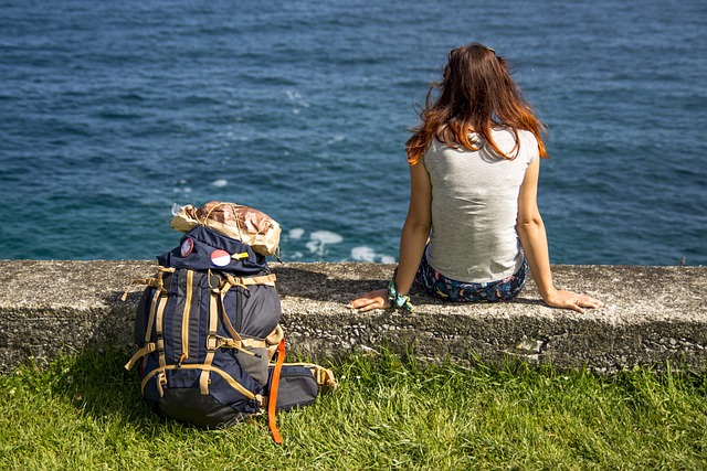 Tourist, Pilgrim, Tourismus, Natur, Meer