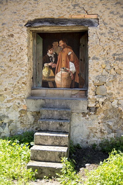 Haus, Alte, Mauer, Fenster, Bild, Dorf