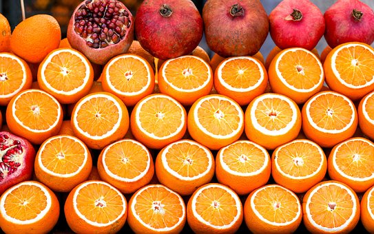 Orange, Der Saft, Ernährung, Frisch