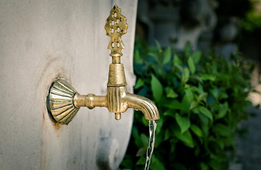 Tippen, Wasser, Installation, Hygiene