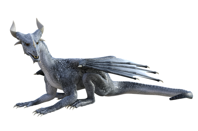 Free dragon fantasy animal illustration