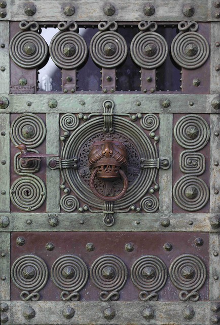 Tür, Deutschland, Freiburg, Gebäude