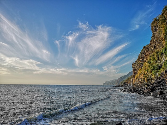 Madeira, Bjerg, Vand, Hav, Himmel, Natur