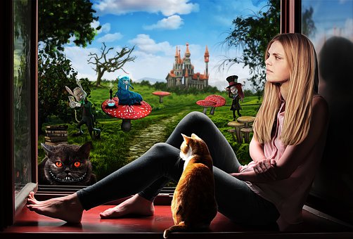 Alice, Wunderland, Fantasie, Mädchen